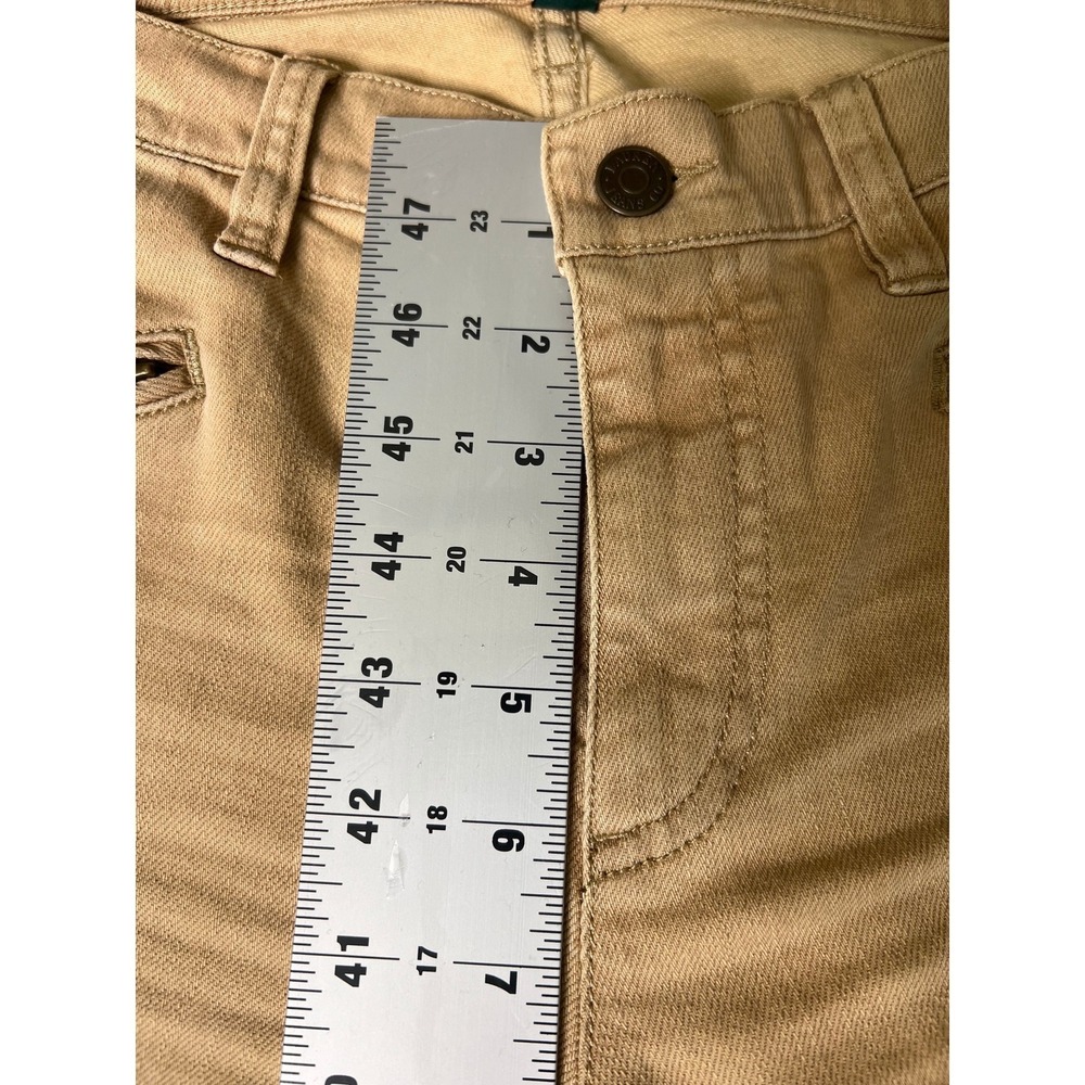 Brand New with Tags Lauren Ralph Lauren Tan Straight Leg Pants Sand Wash Size 12 - Picture 9 of 10
